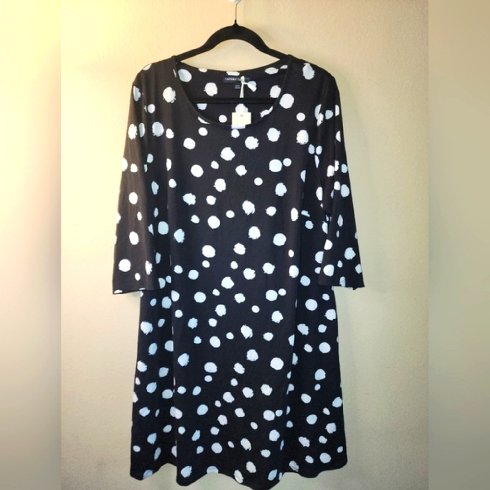 Black and White Polka Dot Dress